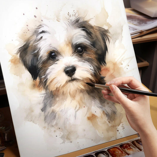 Watercolor Pet Portrait | Dog Portrait | Cat Portrait | Animal Portrait | Custom Pet Portrait from Photo