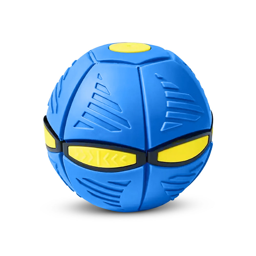 Elastic step ball pet toy flying saucer foot step luminous ball