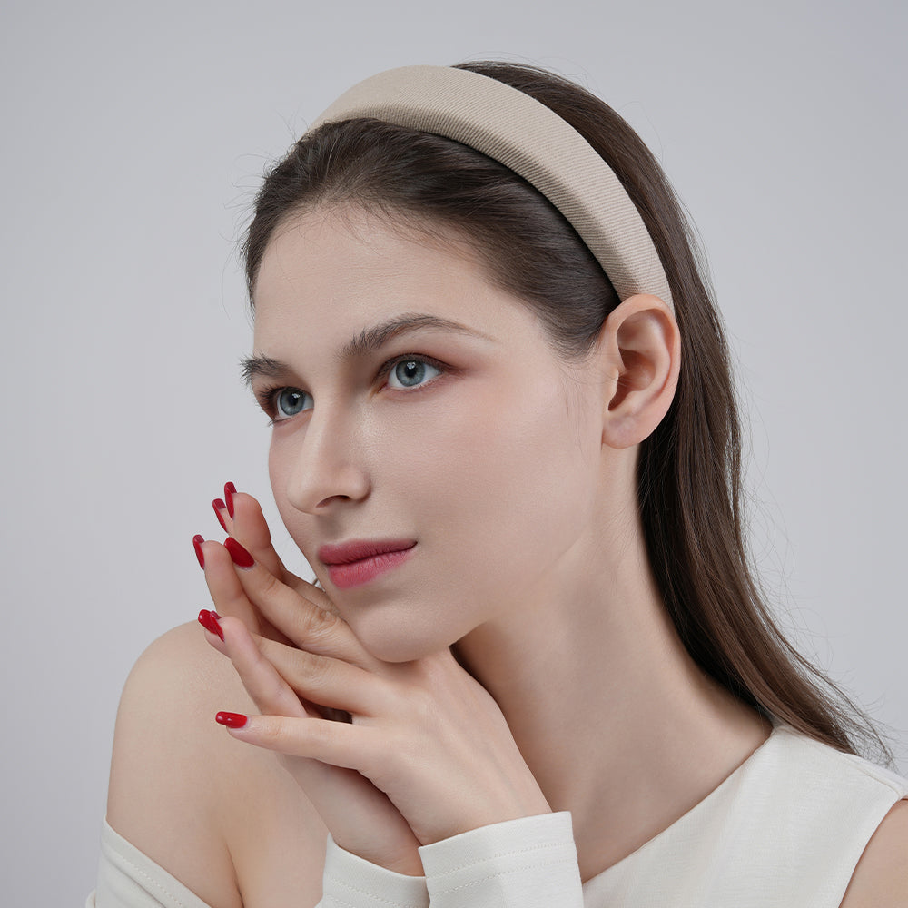 Retro sponge headband for washing face, all-match headband for going out