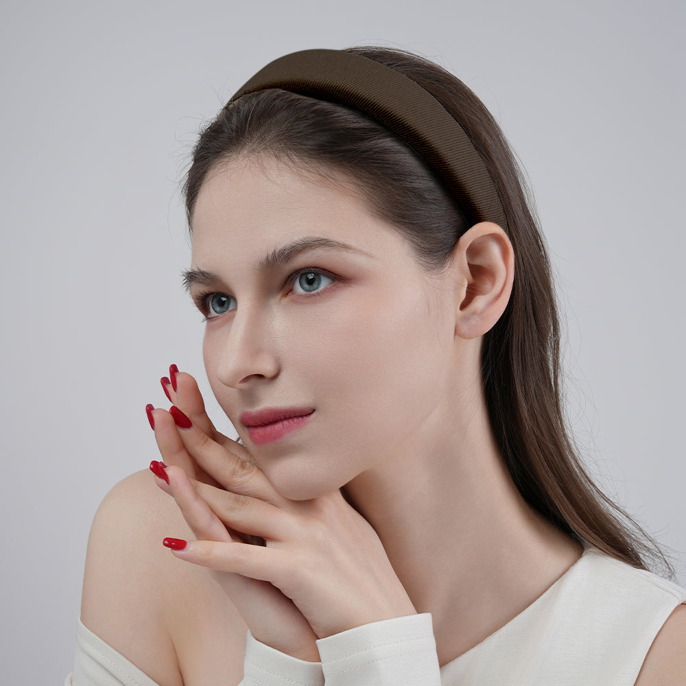 Retro sponge headband for washing face, all-match headband for going out