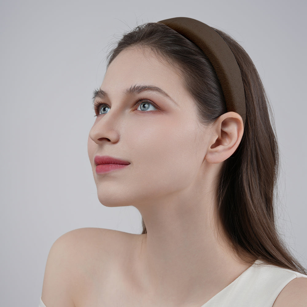 Retro sponge headband for washing face, all-match headband for going out