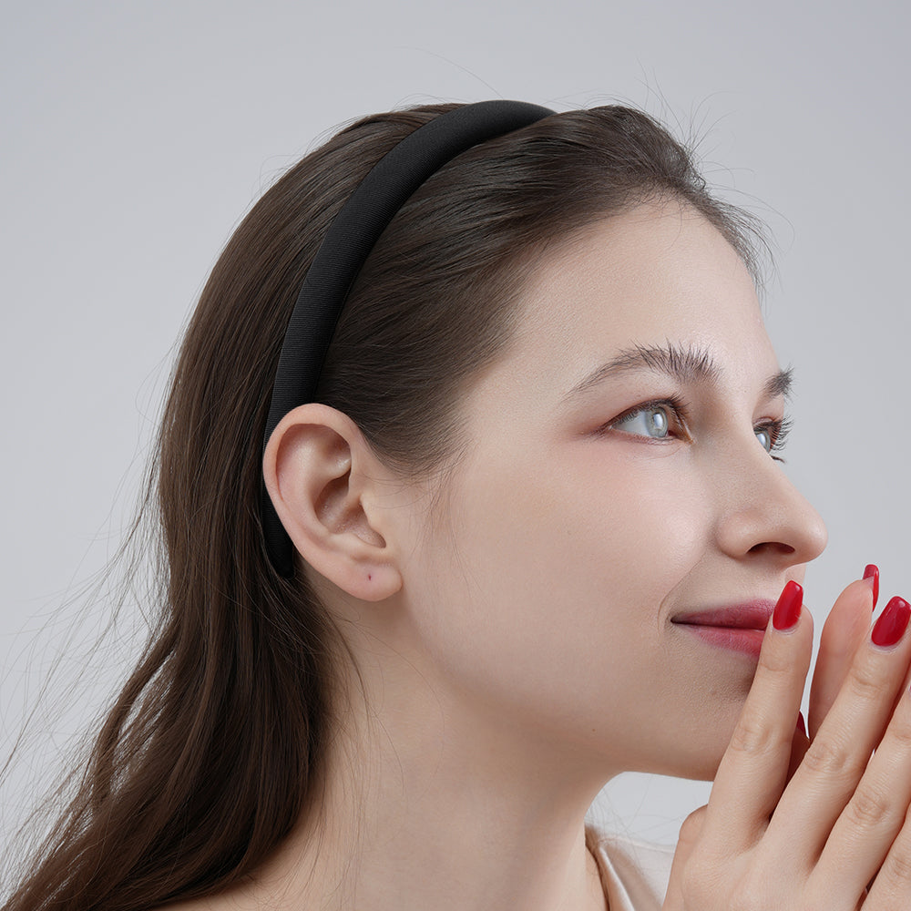 Retro sponge headband for washing face, all-match headband for going out