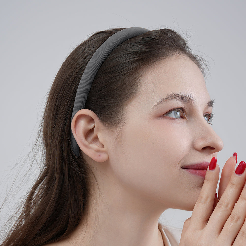 Retro sponge headband for washing face, all-match headband for going out