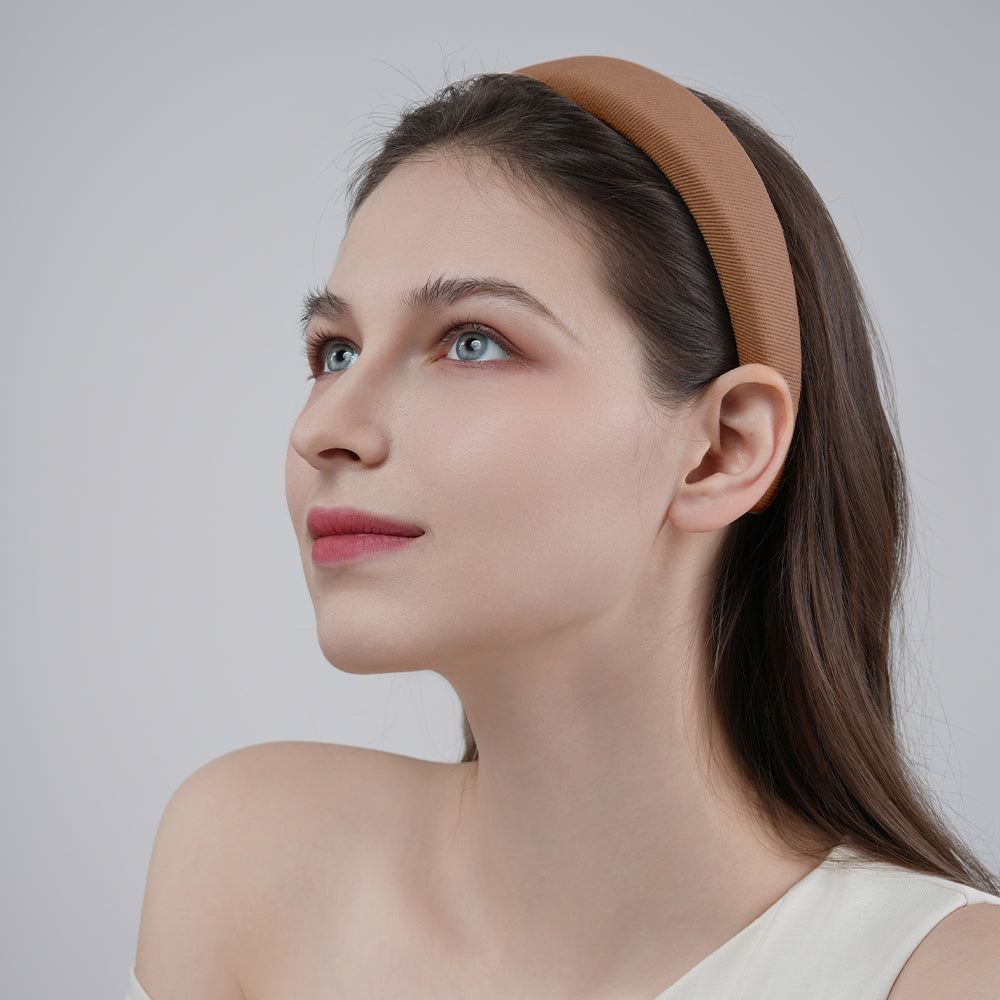 Retro sponge headband for washing face, all-match headband for going out