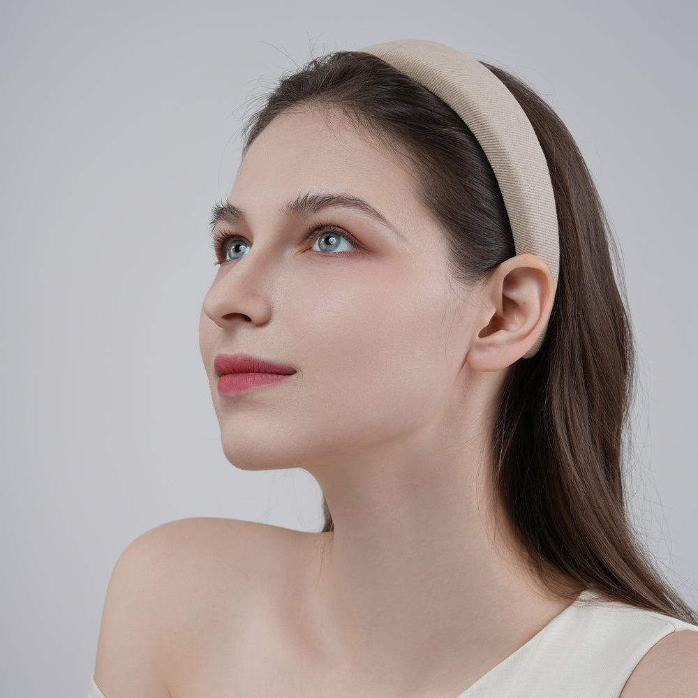 Retro sponge headband for washing face, all-match headband for going out