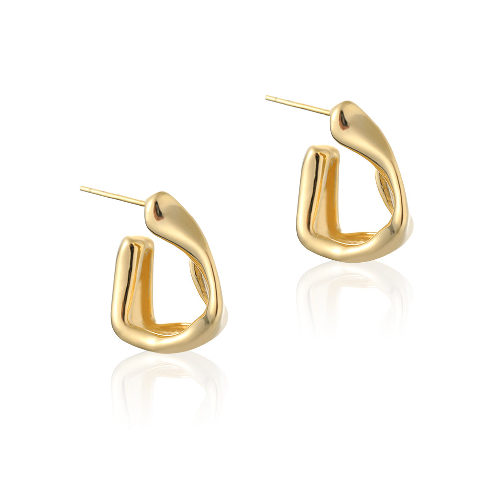 Casual Metal French Unique Vintage Gold Earrings