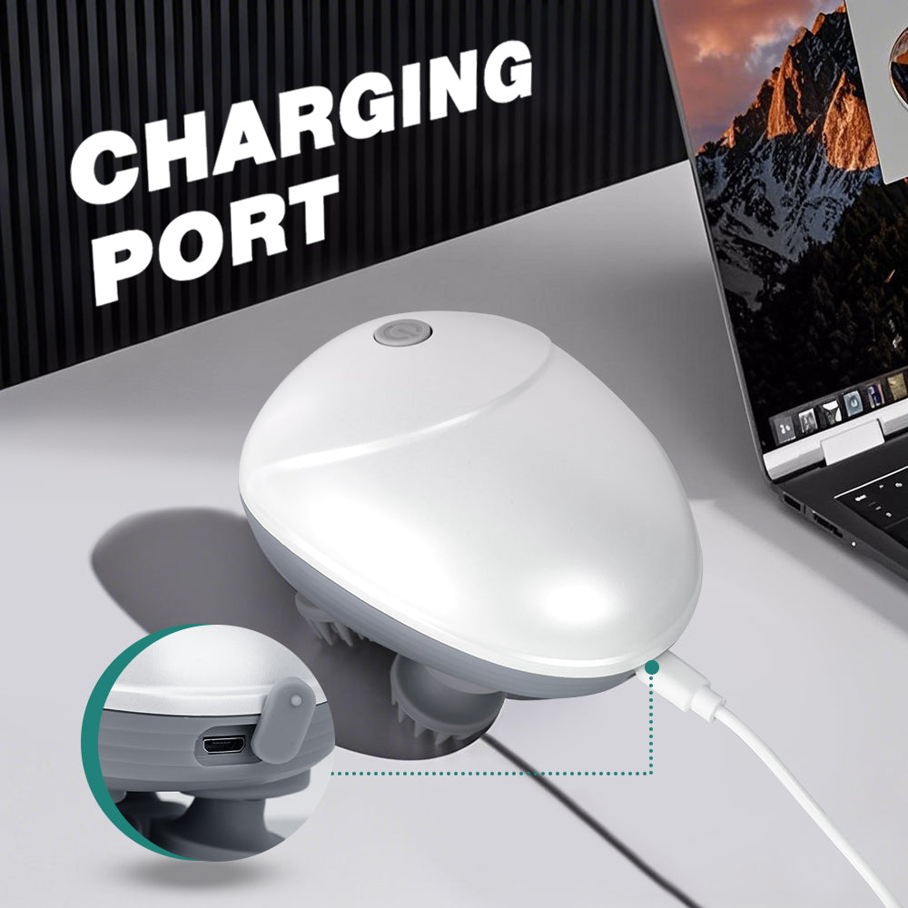 Head Massager Electric Physiotherapy Smart Scalp Charging Multifunctional Octopus Massager
