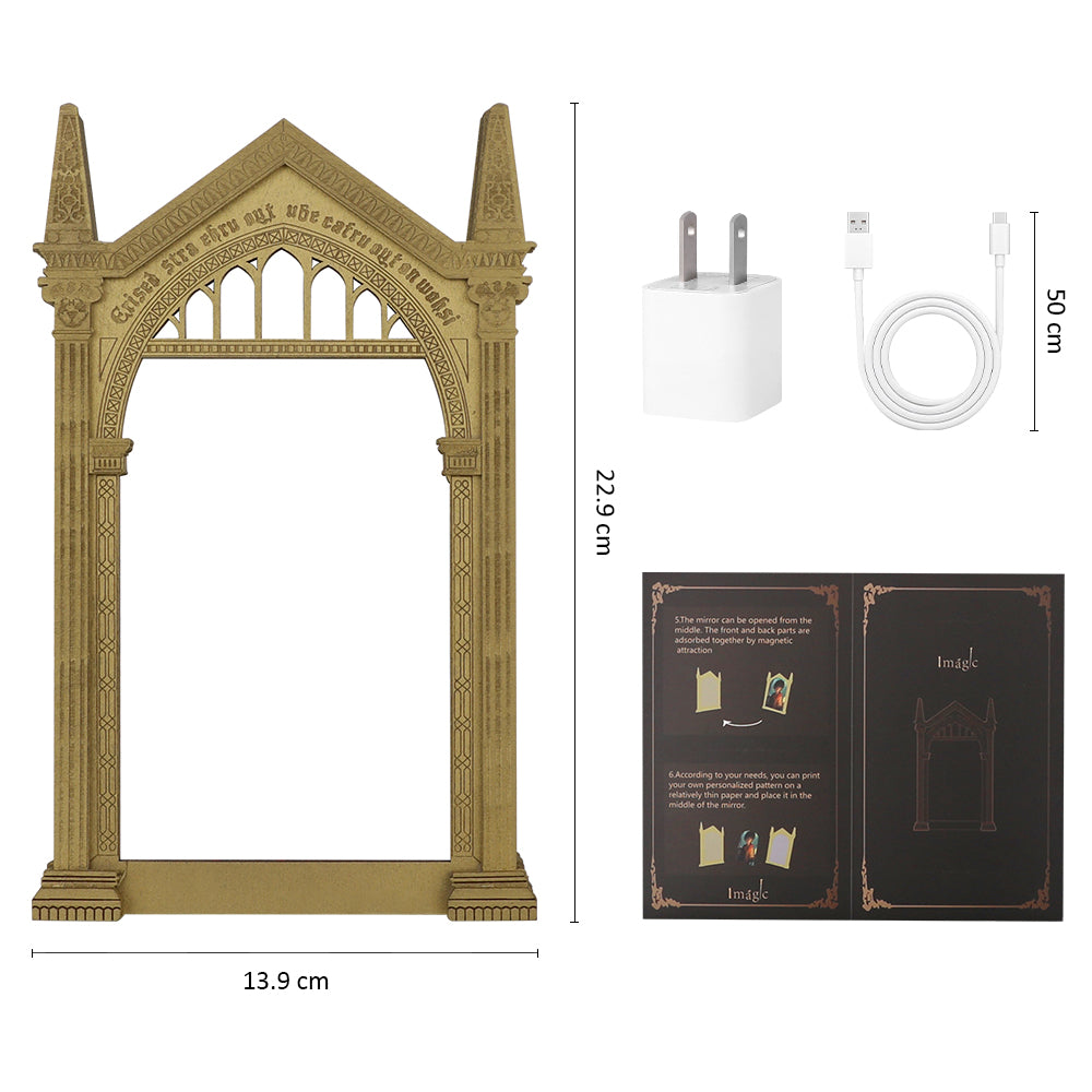 Magic mirror desktop mirror creative old retro mirror ornaments