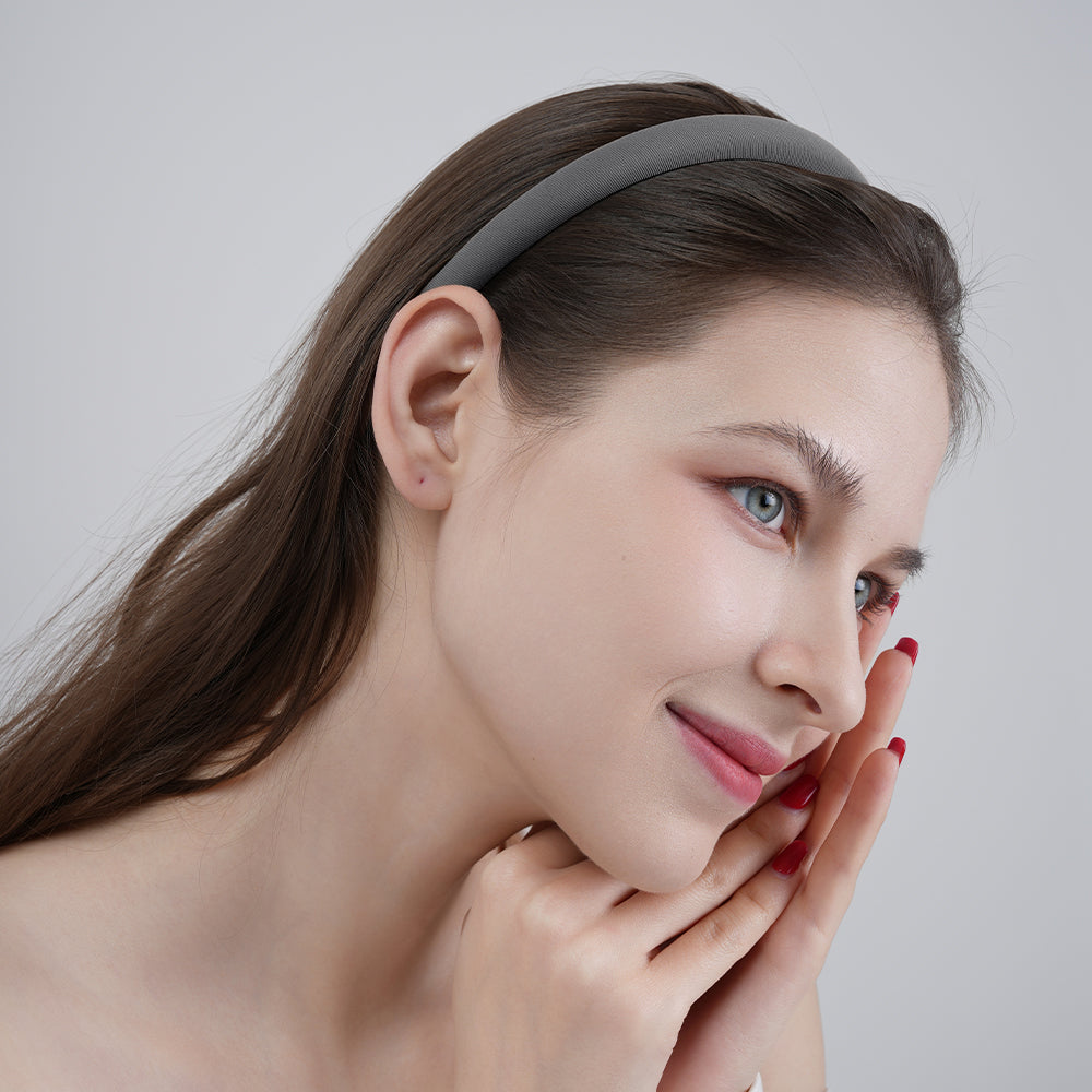 Retro sponge headband for washing face, all-match headband for going out
