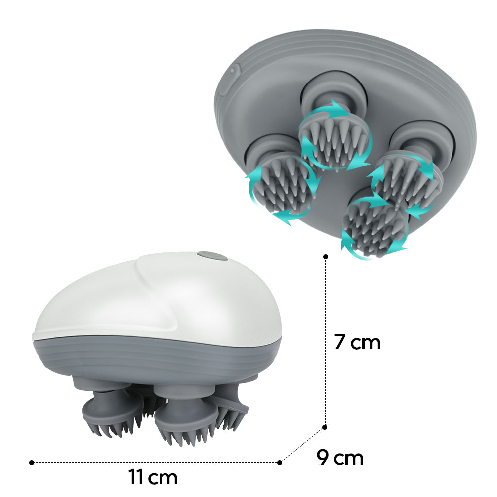 Head Massager Electric Physiotherapy Smart Scalp Charging Multifunctional Octopus Massager