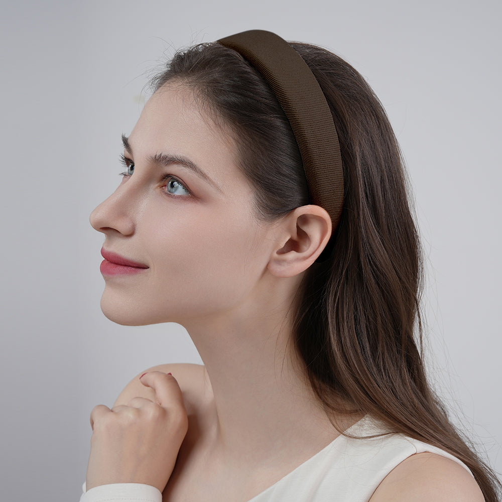 Retro sponge headband for washing face, all-match headband for going out