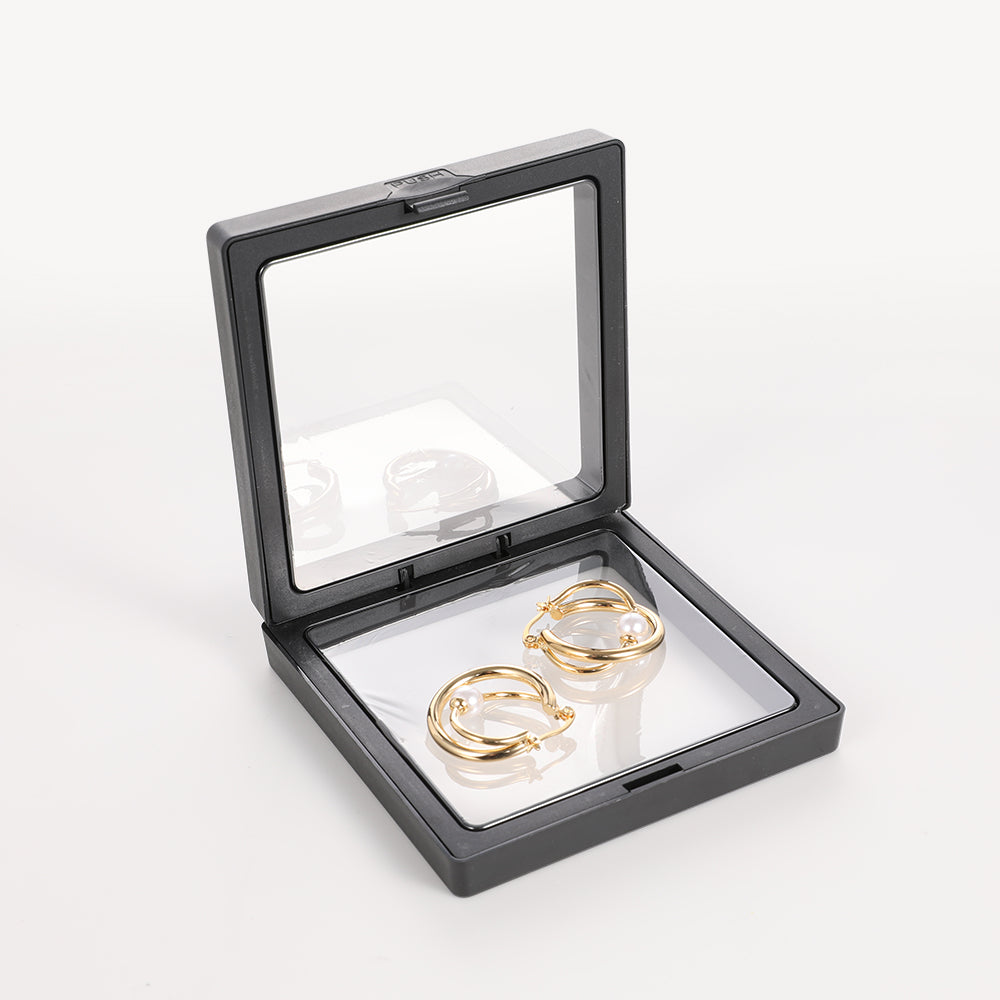 Vintage Style Simple and Elegant Crossed Pearl Hoop Earrings