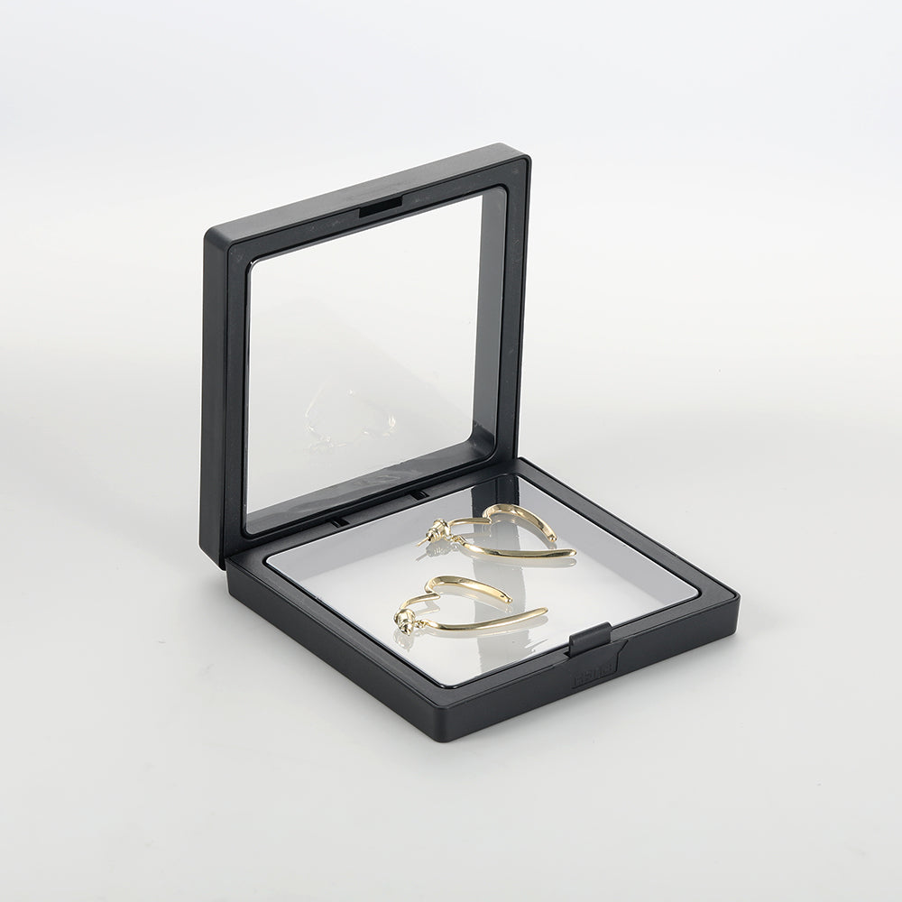 Metal heart niche design temperament sterling silver earrings