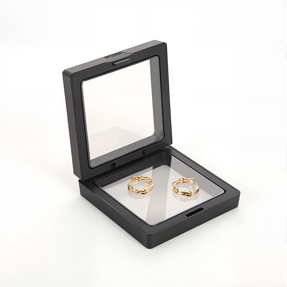 Simple and High-End Liquid Minimalist Hoop Earrings