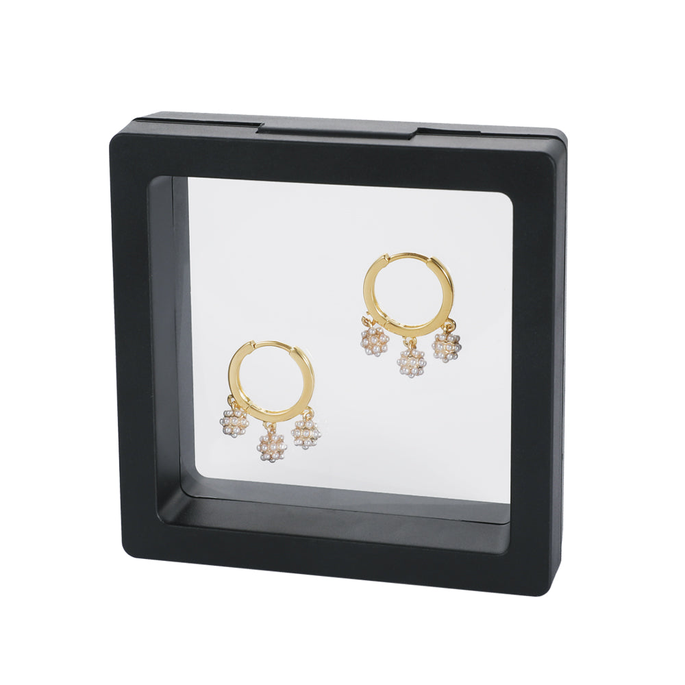 925 silver needle simple small pearl cute versatile earrings