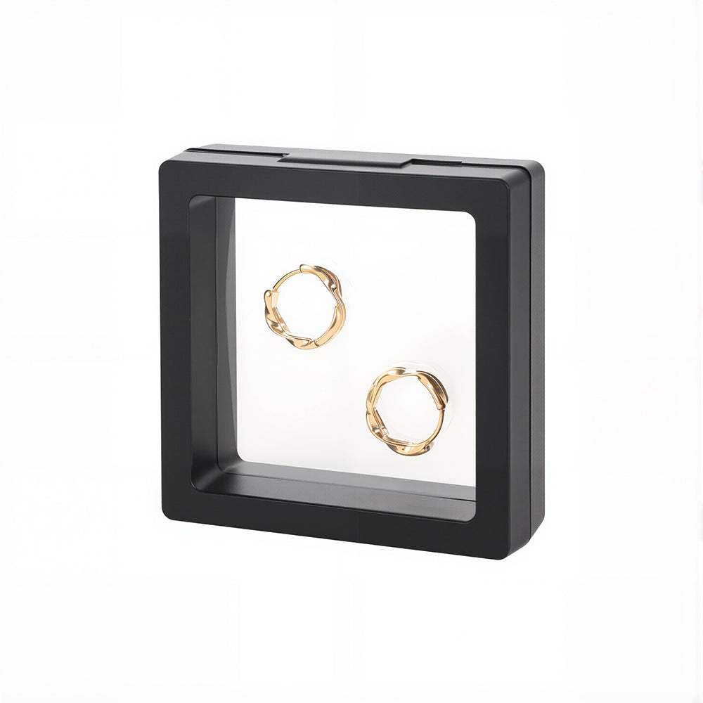 Simple and High-End Liquid Minimalist Hoop Earrings